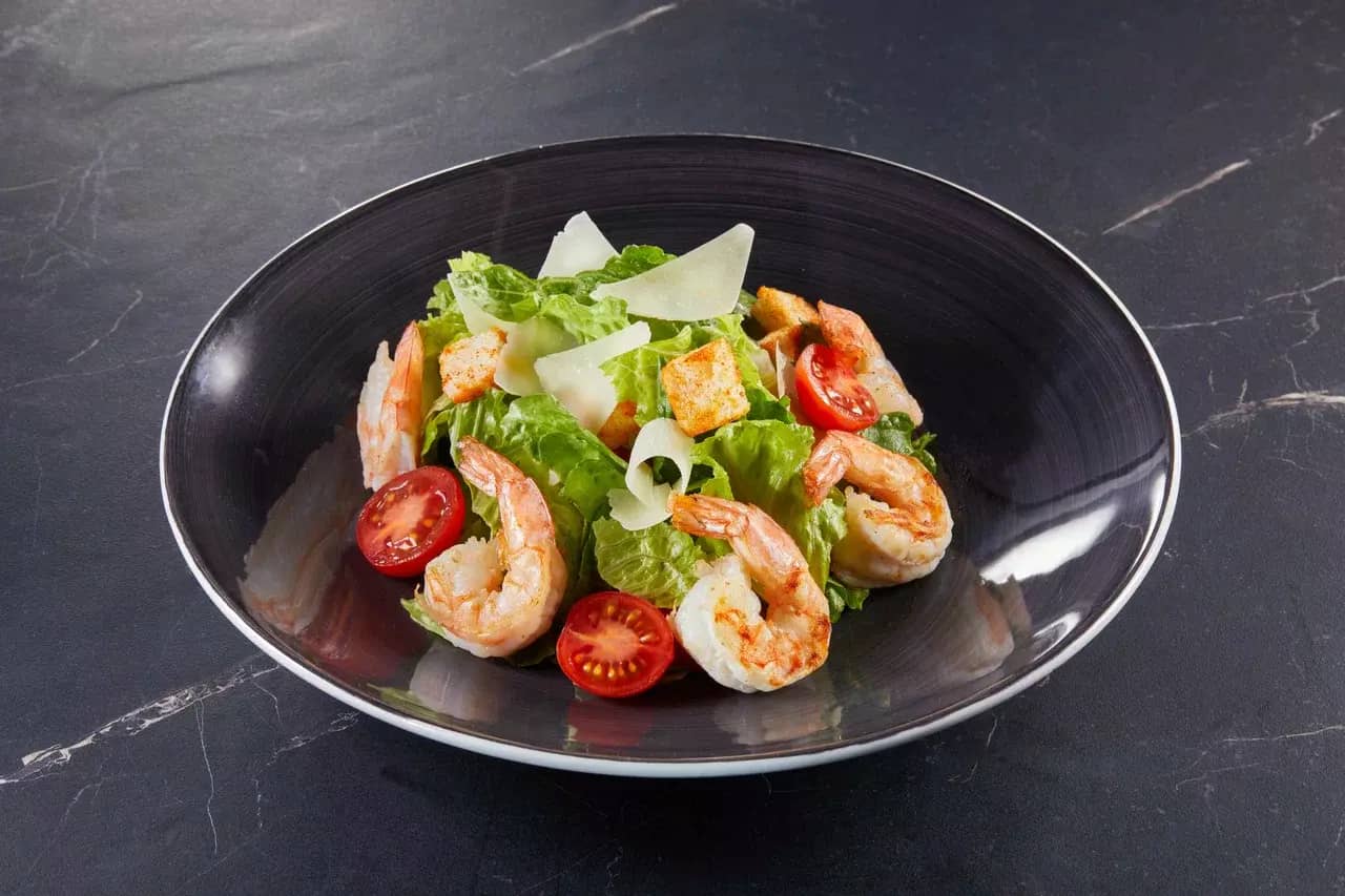 цезарь с креветками